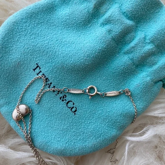 Tiffany Elsa Peretti Bean Pendant sterling silver 9mm
